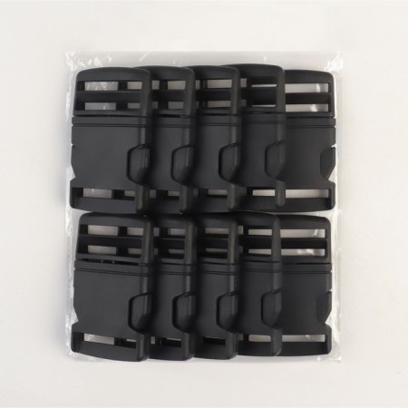 Fastex 40 mm, load up to 25 kg, 10 pcs, black color-3