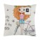 Pillowcase decorative Ethel girl stories "Walk" 40x40 cm, velor