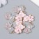 Decor for creativity metal, enamel "Mishka with heart" mix 1.7x1.3 cm