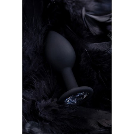 Anal plug Popo pleasure by toyfa with a rhinestone S, 7.2 cm, D 2.8 cm, 25 g-4