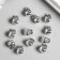 Bead for creativity Metal "Sack of Money" silver 1.2x0.9 cm