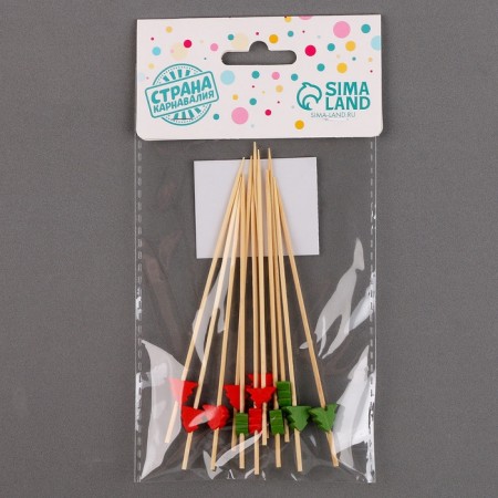 Skewers "Christmas trees", in a set of 12 pcs.-3