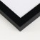 Photo frame Plastic "Mira" 21x29.7 cm, (A4) 641822, black (plastic screen)