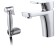 D&K Berlin Freie DA1432601 shell mixer, one -leaf, hygienic shower, chrome