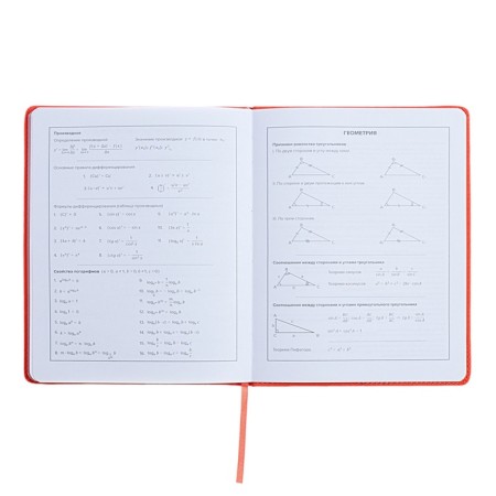 Universal Grade 1-11 Diary, 48 sheets "Pink backpack", solid artificial leather cover, uplift, pancake embossing, lies, universal cheat sheet, block 80 g/m2-9