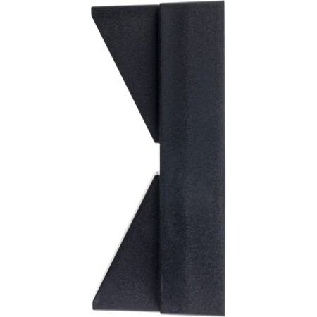 Lamp wall cover Duwi Nuovo 180x65x140mm plastic 4200K IP 54 Black 2 rays 990522-4