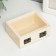 Browner for painting wood "rectangular with glass" 2.8x7.7x6.5 cm