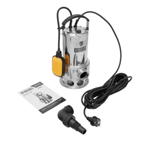 Drainage pump Denzel DPL800X, 800 W, pressure 7 m, 275 l/min, cable 10 m-9
