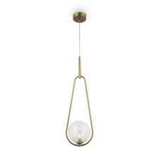 Suspended lamp Freya Fr5144PL-01TR BUMBLE, 230x520x1620 mm, G9, 1x35W, brass color