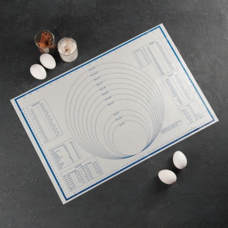 Silicone rug with a reinforced spill, 59 × 38.5 cm-1