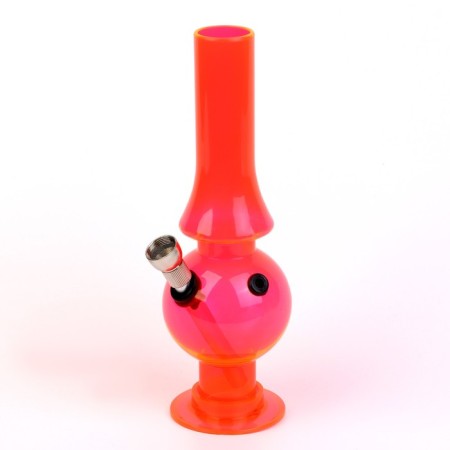 Bong, H-20 cm, "spear", acrylic, pink