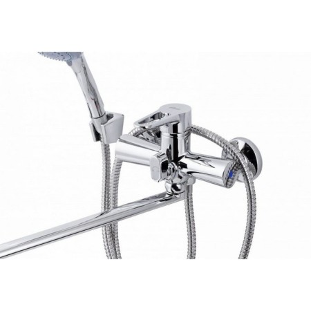 FAUZT FZS-240-B100 bath mixer, single-leaf, pour 330 mm, watering can, chrome-1