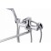 FAUZT FZS-240-B100 bath mixer, single-leaf, pour 330 mm, watering can, chrome