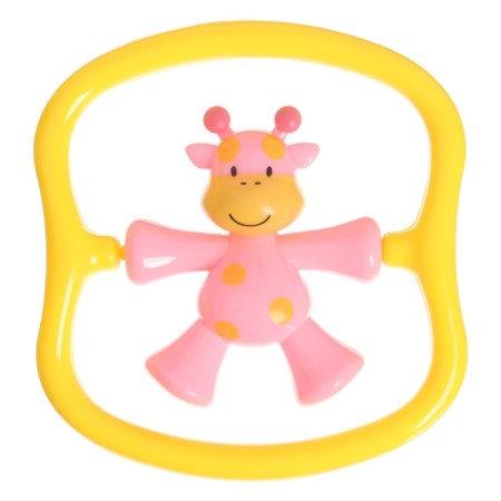 Rattle "giraffes" color pink, crumb I-2