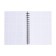 Notebook A6 (102 x 146 mm), 80 sheets in a cage on the Erichkrause Total White, plastic cover, an offset block, white 100%, white