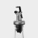 Glass bottle with dispenser for sauces and oil, 250 ml