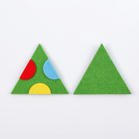 Accounts from felt “puzzle. Trimino "-9