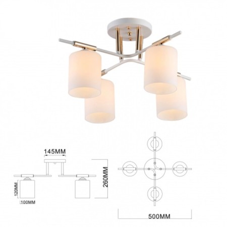 AMANDA 9092-304 4 X E27 40W chandelier-3