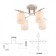 AMANDA 9092-304 4 X E27 40W chandelier