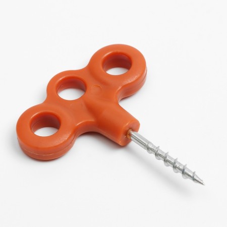 Tourist mount for a rope, set - 5 pcs, 7 x 7cm-1