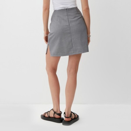 Women's skirt Minaku: Casual Collection Color Gray, Rr. 44-3