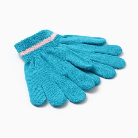 Children's gloves minku, Blue color, 15 cm-1