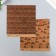 Scrapbooking paper bilateral craft "houses and umbrellas" density 180 g 15.5x17 cm