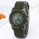 Men's wristwater male Genius Army, D-4.5 cm, Tekstil Strap 23.5 cm, Haki