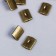 Container Metal for creativity "aged" bronze G152B1218 0.7x1.2 cm
