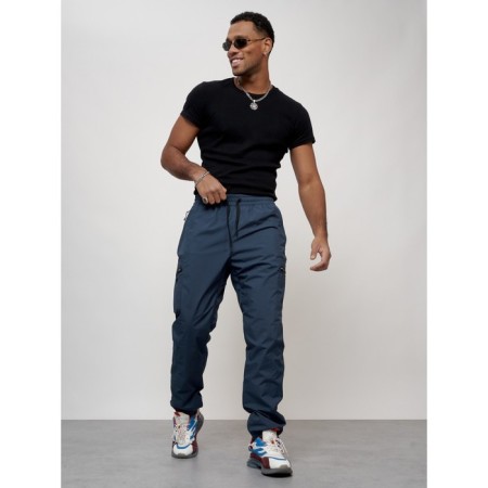 Sports male winter, size 48, blue color-1