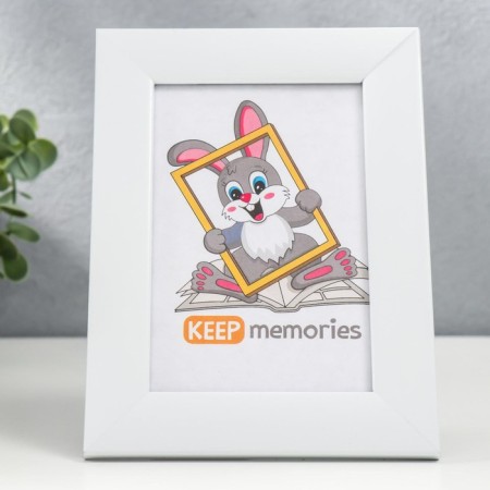 Photo frame plastic 10x15 cm 1081 white