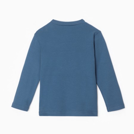 Longslit for a boy, jeans color, height 86 cm-3