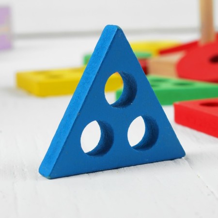 Sorter "Logical Square", the thickness of the elements - 1 cm-3