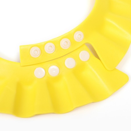 Bathing visor, adjustable, yellow color-3