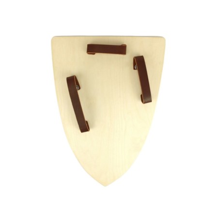 Wooden triangular shield "Leo head"-3
