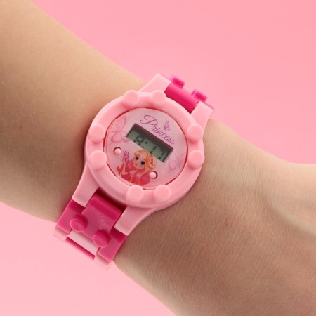 Watch of Electronic Watch "The Mosed Lady", with a strap-designer-4