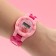 Watch of Electronic Watch "The Mosed Lady", with a strap-designer