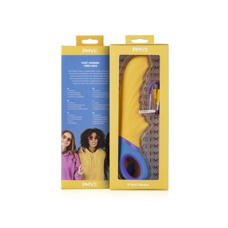 Unrealistic vibrator PMV Tone G-Spot, silicone, yellow, 23 cm-7