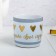 Ceramic mug “Listen to your heart”, 300 ml, white color