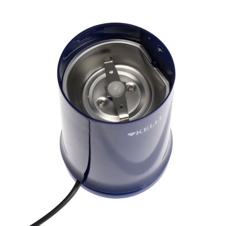 Kofemolka Kelli KL-5112, electric, knife, 300 watts, 70 g, blue-2