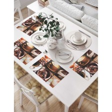A set of napkins for setting the table 