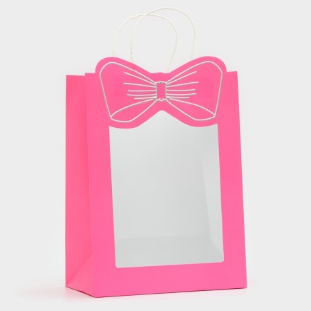 Gift package with the Bant window 26 x 35 x 15 cm, pink-1
