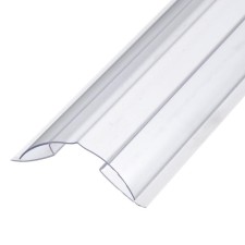 Skate profile 120 °, for polycarbonate thickness 4-6 mm, length 6 m, transparent