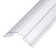 Skate profile 120 °, for polycarbonate thickness 4-6 mm, length 6 m, transparent