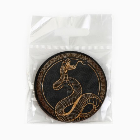 Standing for incense "Snake", Diam. 6 cm-4