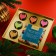 New Year. Gift set of "delicious New Year", honey+tea
