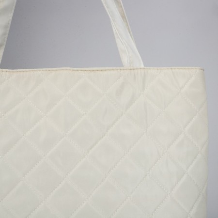 Women Bologna Shoper, 40x35x7cm, white-3