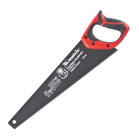 Knife-hacksaw on wood Matrix, 450 mm, 7-8 tpi, sharpening 3D, hot tooth, two-component handle