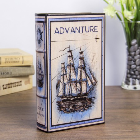 Safe Brush tree "Sea Adventure" to leatherette 21x13x5 cm