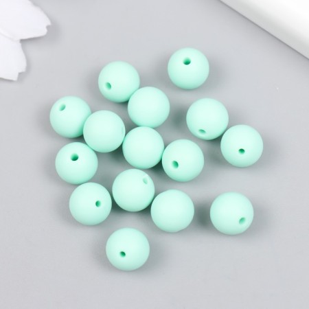 Busina silicone "Round" mint green d = 0.9 cm-1